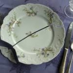 cracked china plate