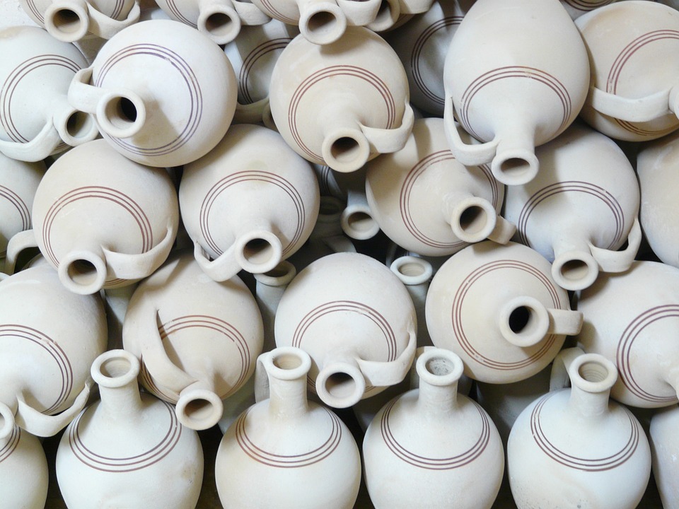 fragile pottery