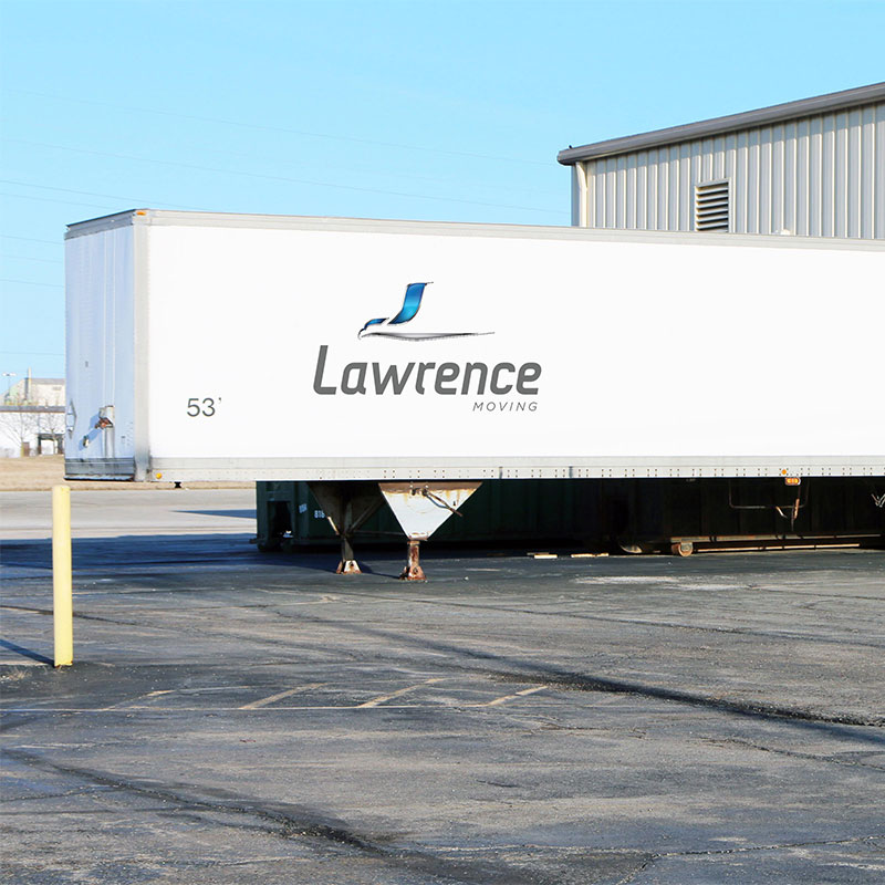 Lawrence Moving trailer.