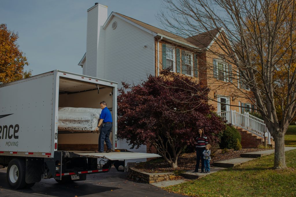 Moving Truck unpacking